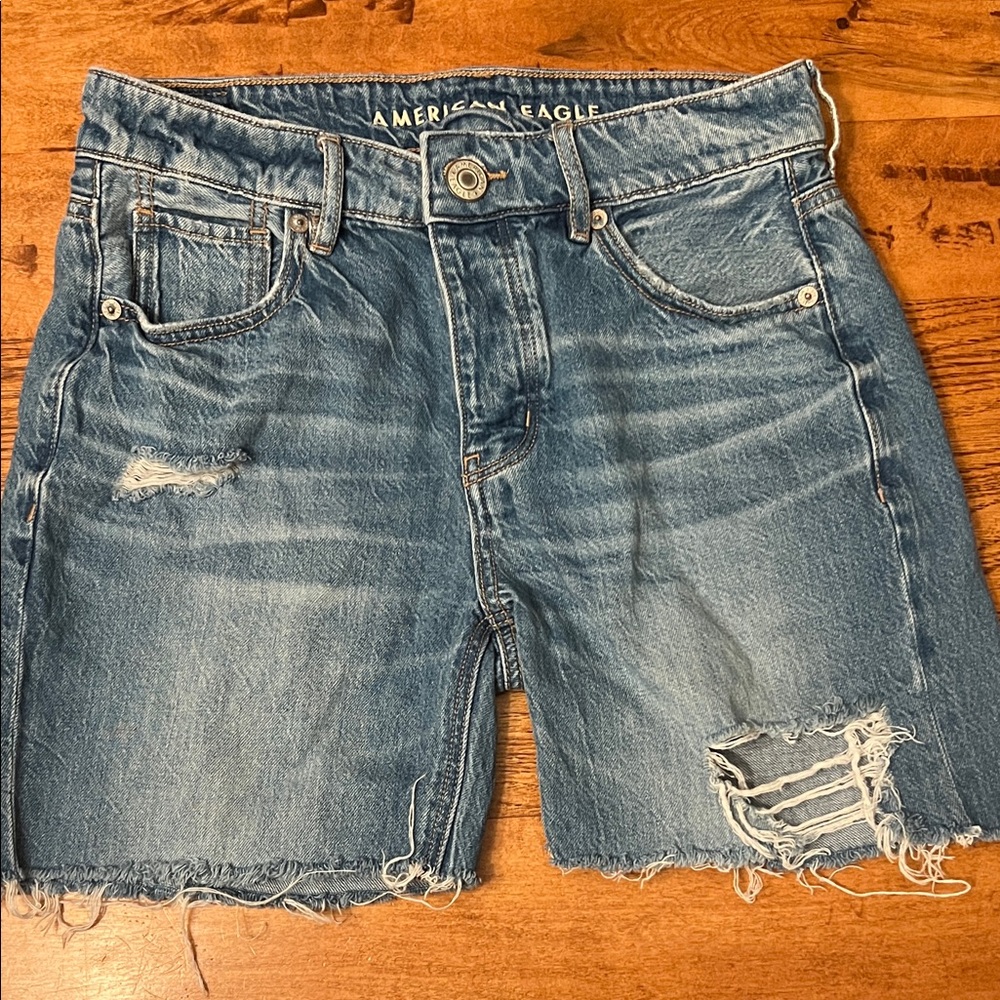 American Eagle Outfitters Distressed Jean Shorts